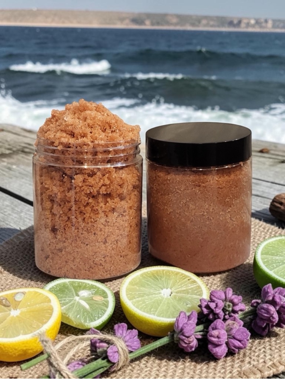 Fresh Tides exfoliation Pink Himalayan salt scrub Orchid & Vine